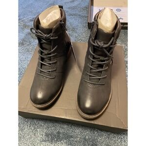 Josef Seibel Waterproof Leather Lace Up Ankle Boots Size 36 EU Black